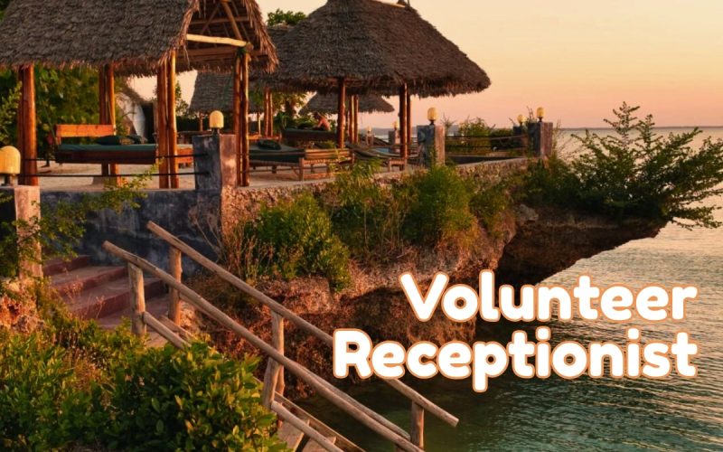 Volunteer Receptionist in Zanzibar | Paradise City Resort